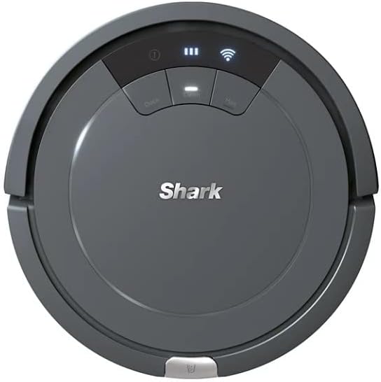Shark ION Robotic Vacuum Tri-Brush System compatible with Alexa Battery life: 1.5 hrs. - RV772 (Renewed)