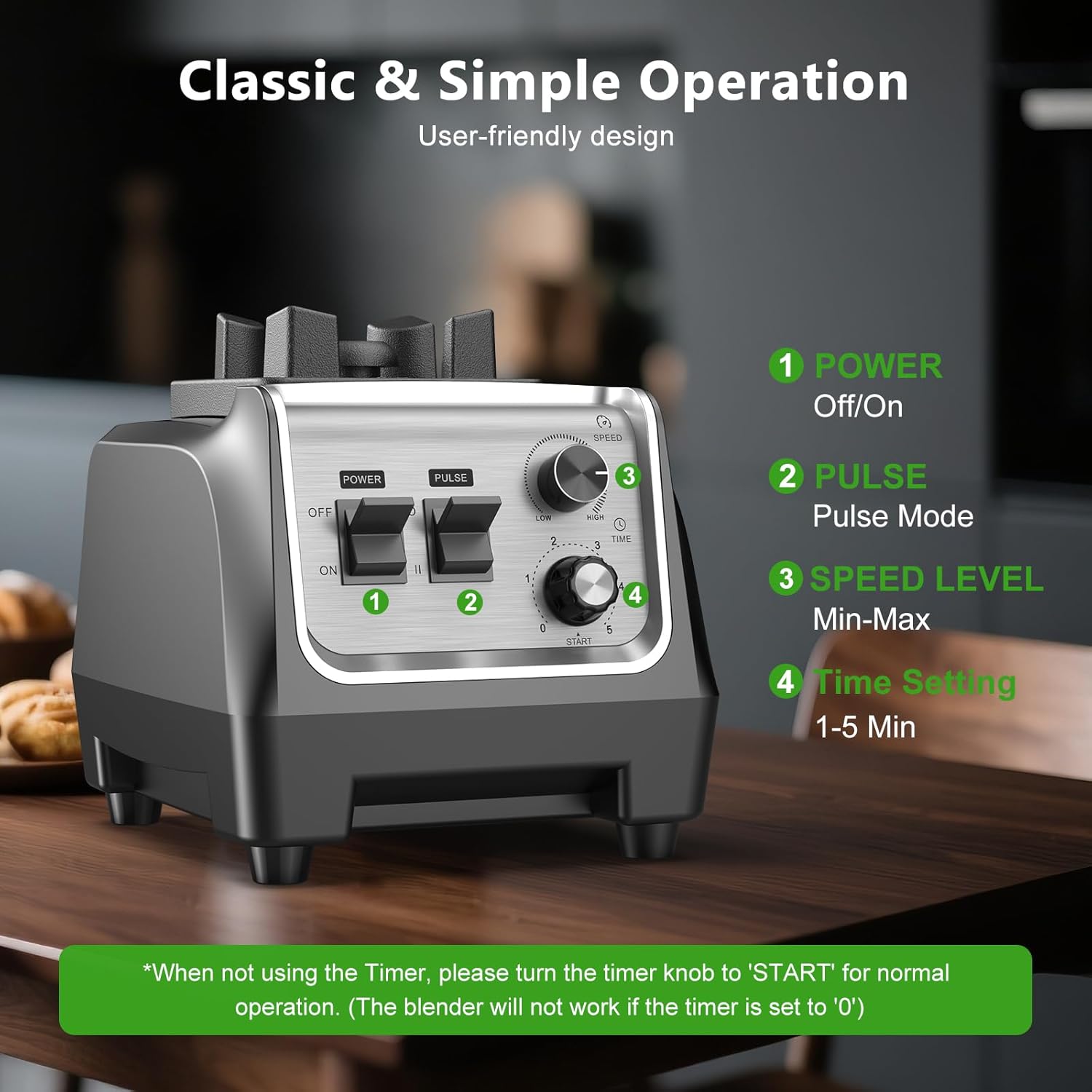 Blender for Smoothies with 1800 Watt Motor Powerful Countertop Blenders for Kitchen 70OZ Large Capacity Smoothie Blender and Grinder Combo for Ice Crush Frozen Drinks Puree