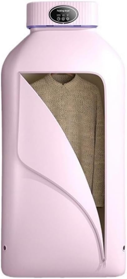 Hanging Dryer With Timer, Foldable Clothes Dryer, Household Small Dryer, Dormitory Travel Portable Air Dryer, Multi-functional Compact Dryer(Sakurapowder)