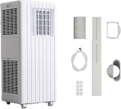 8000 BTU Portable Air Conditioner, 3 in-1 Free Standing Cooling Portable AC Unit with Cool/Dry/Fan Mode, with Remote Control, Cools Up to 350 Sq.Ft with Sleep Mode,2 Fan Speed for Home