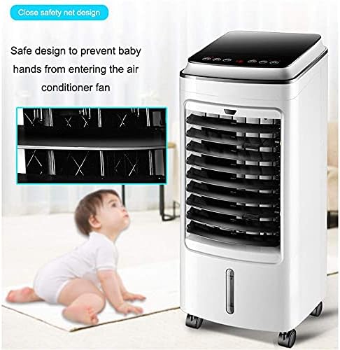 Air Cooler for Home Office Eaporatie Coolers Portable Air Conditioner w 5L Water Tank, Air Conditioning 3 In 1 Cool Fan Dehumidify