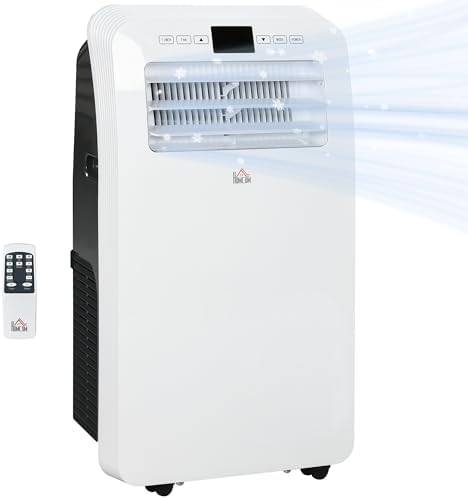 12,000 BTU Portable Air Conditioner | Cools, Dehumidifies, Fans | Up to 550 Sq Ft | 3-in-1 AC Unit w/Remote & 24H Timer | LED Display