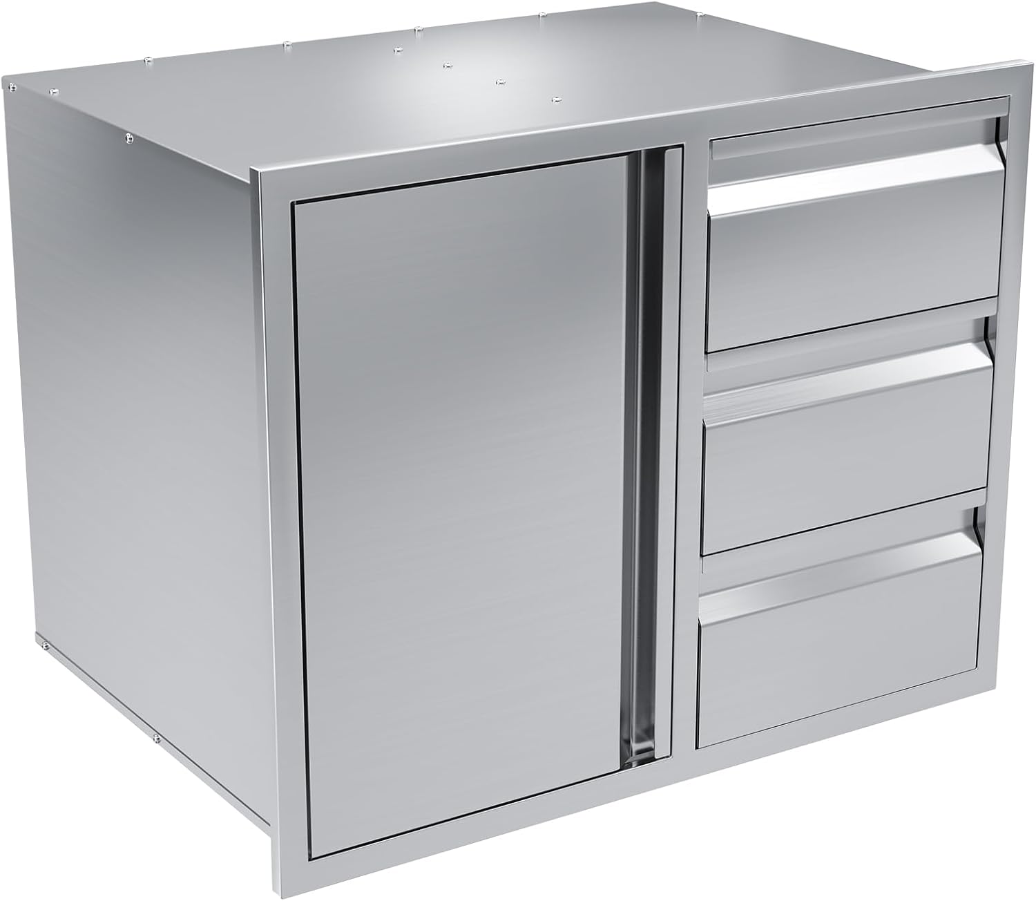Outdoor Kitchen Drawer Combo BBQ Access Door & Trash Drawer (Left) 28