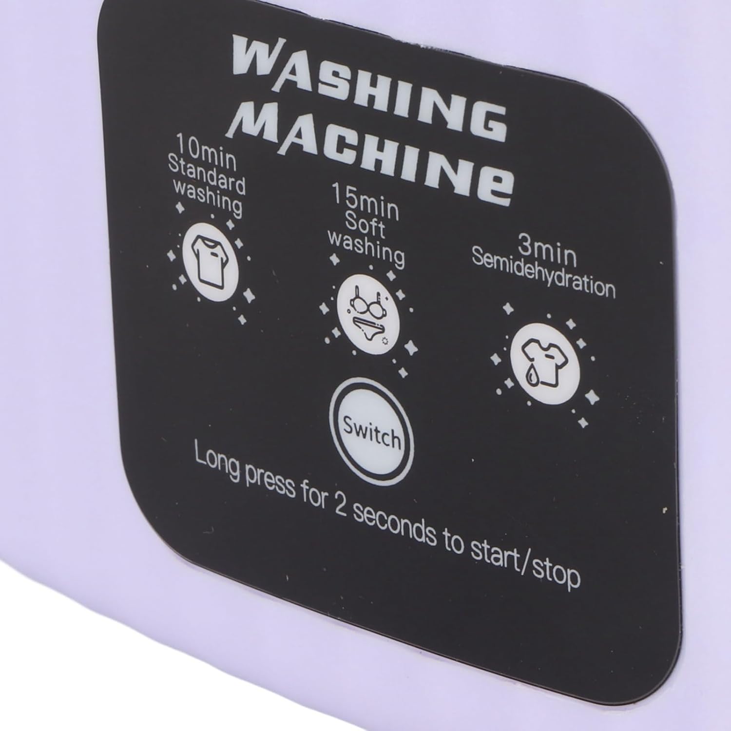 10L Portable Washing Machine, Foldable Washing Machine, Mini Underwear Laundry Machine,Dormitory Washing Machine,for Dormitory Hotel Travel (US Plug)