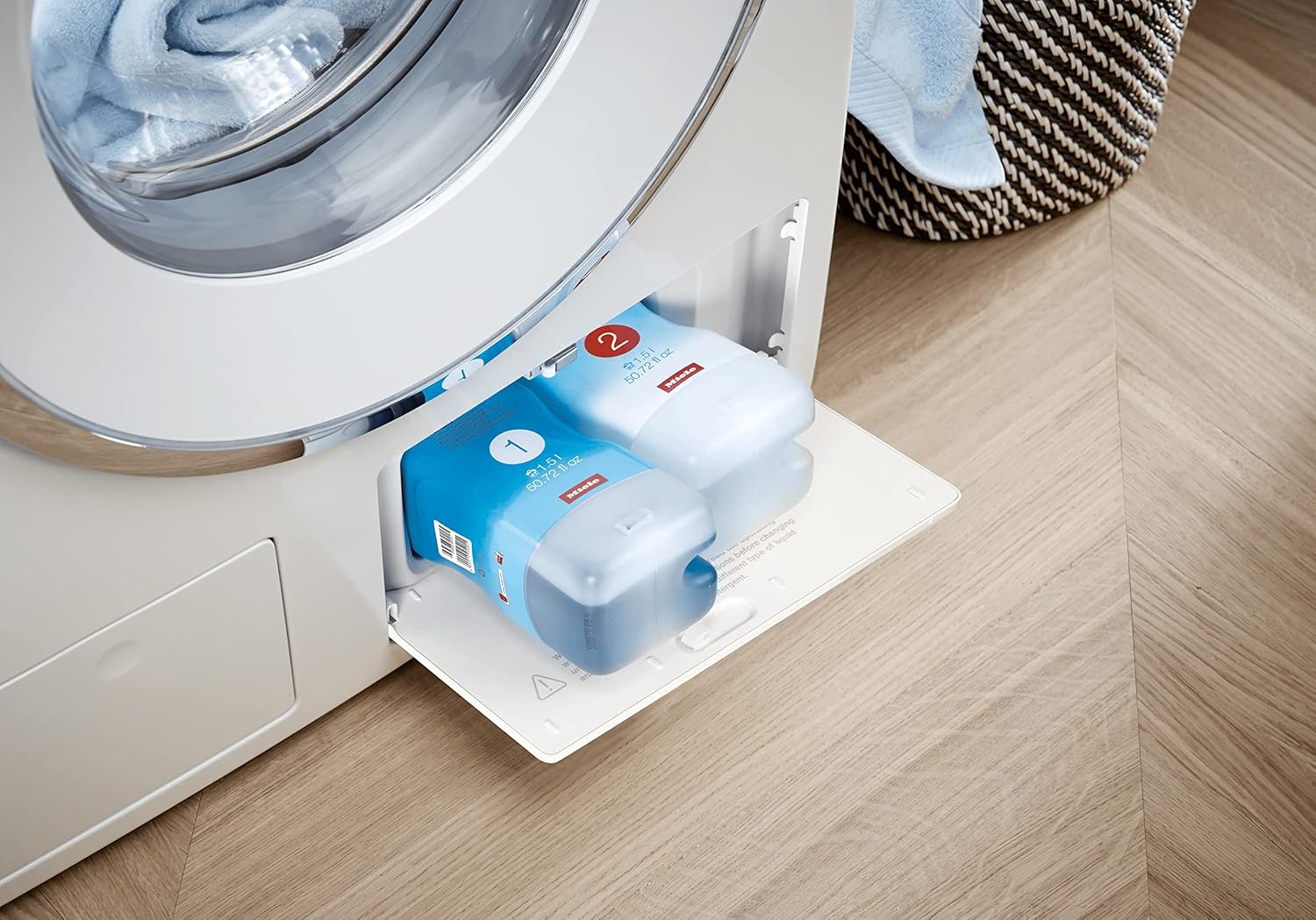 Miele UltraPhase 2 2-Component Detergent for Whites and Colors, Aqua Fragrance 1.4 Liters, 63 Loads
