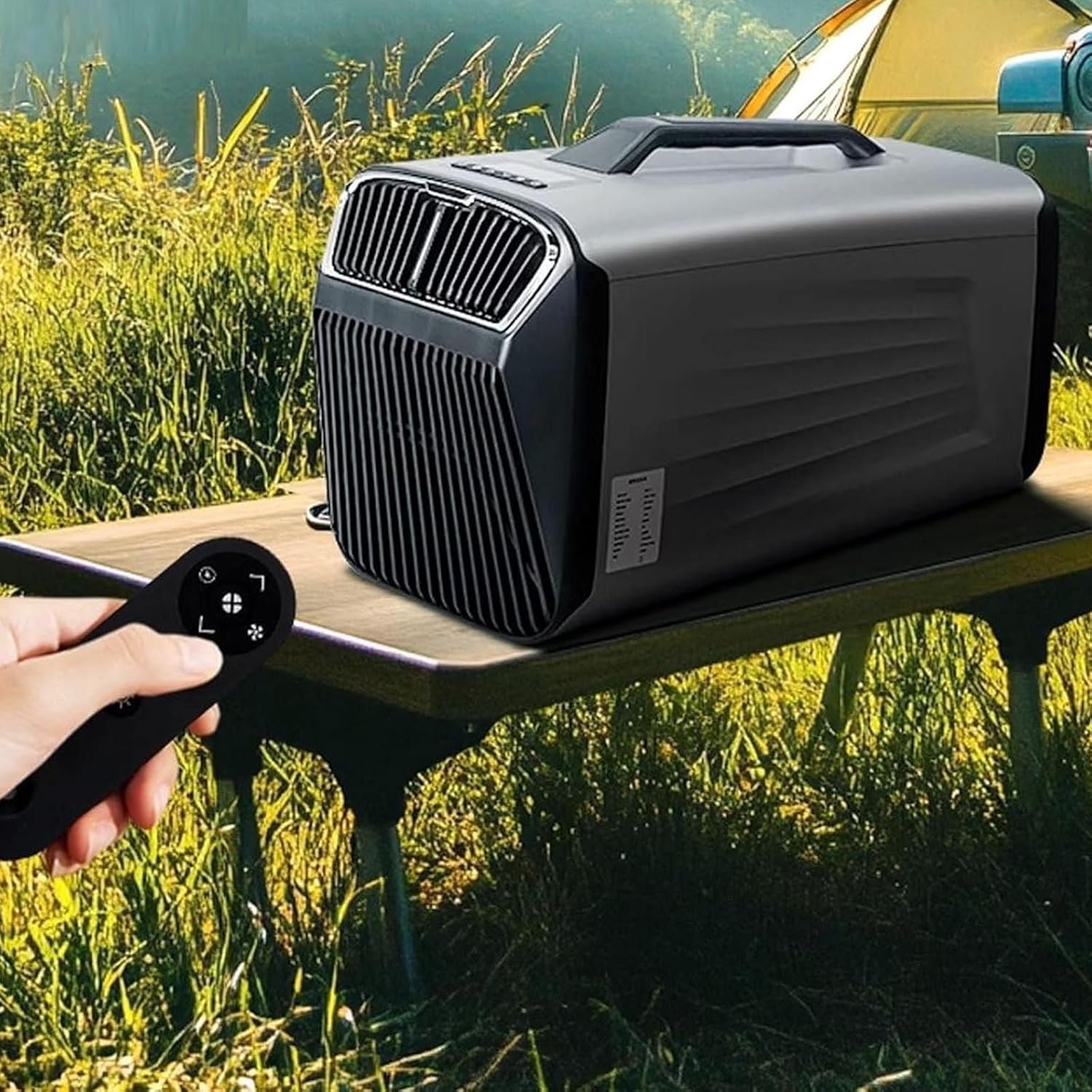 Portable Air Conditioner,5400BTUCooling /5600BTUHeating for Room up to 8-10㎡, Portable AC with Dehumidifier & Fan,3 Fan Speeds,Handheld,Touch, Remote Control, Energy Efficiency,Black