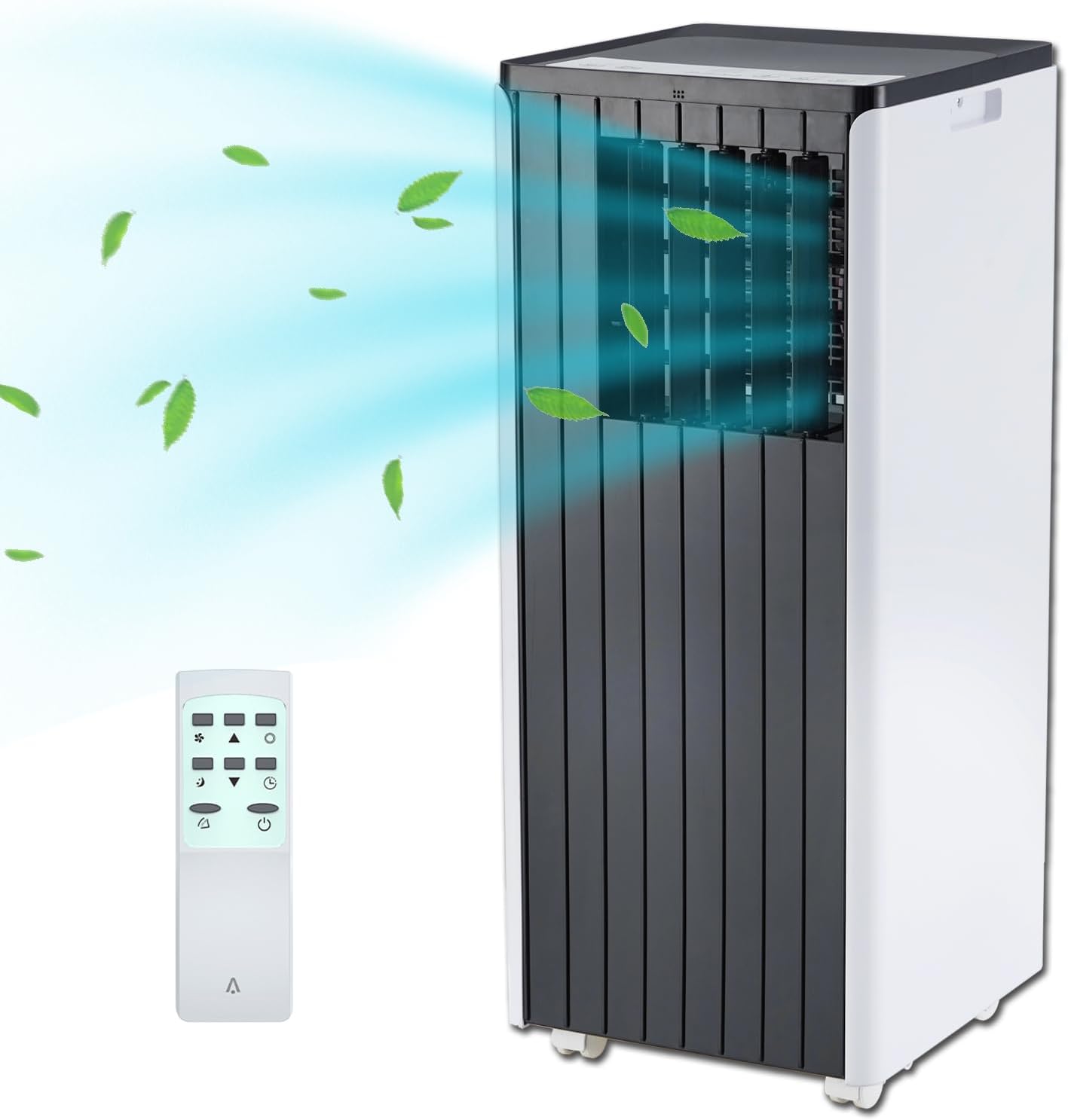 Portable Air Conditioner | 8,000 Btu for Large Rooms Up to 350 Sq. Ft. | 3 Modes, Remote Control, and Installation Kit Included | Ideal for Cooling