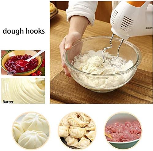 Stand Mixer,Dough Mixer, Stainless Steel Hand Mixer 300W High Power Electric Mixer for Mixing Egg, Cream, Batter, Easy to Manual Blender Egg Beater(002)