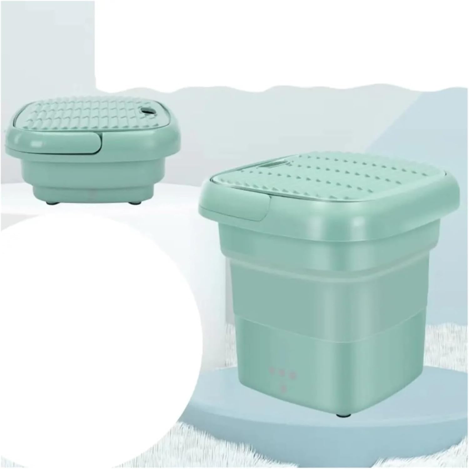 Compact Laundry. Portable Mini Washing Machine Folding Underwear Socks Washer for Homes Travel Camping .Portable