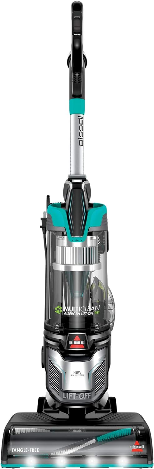 Bissell 2998 MultiClean Allergen Lift-Off Pet Vacuum with HEPA Filter Sealed System, Lift-Off Portable Pod, LED Headlights, Specialized Pet Tools, Easy Empty Dirt Tank