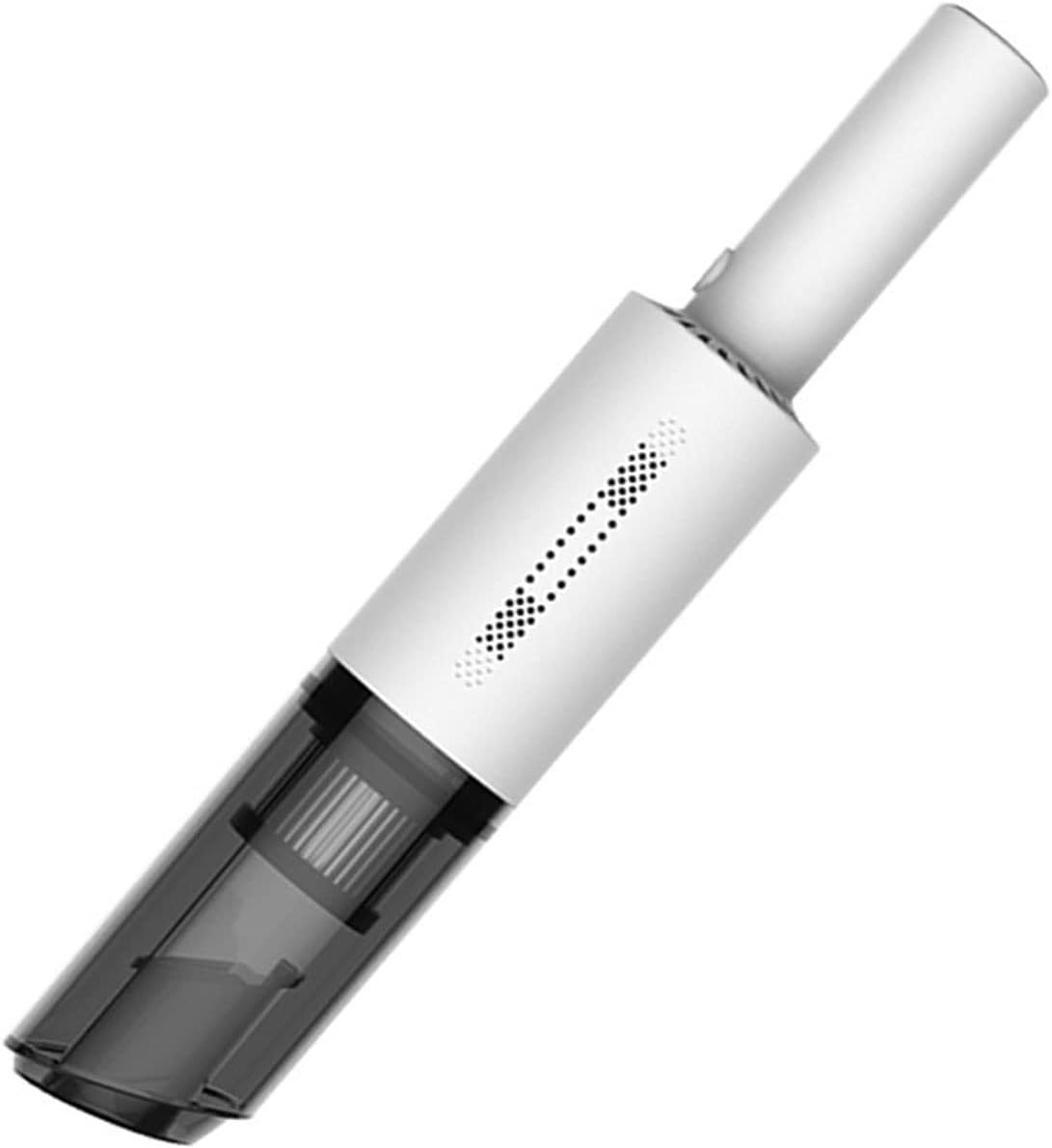 Hand Held Vacuum, Wireless Vacuum Cleaner Portable Handheld Car Household Dual-use Vacuum Cleaner Strong Suction Mini Cleaner (Color : White)