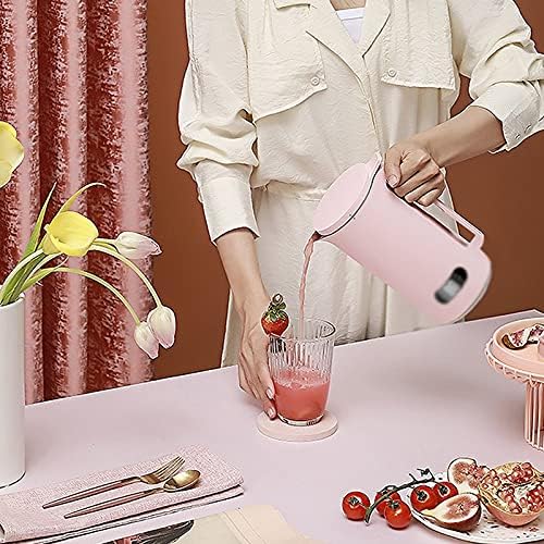 Soymilk Machine Automatic Heating Soyabean Milk Maker Filter-Free Non-Drip Spout Reservation Soy Beans Milk Juicer Grain(Black)