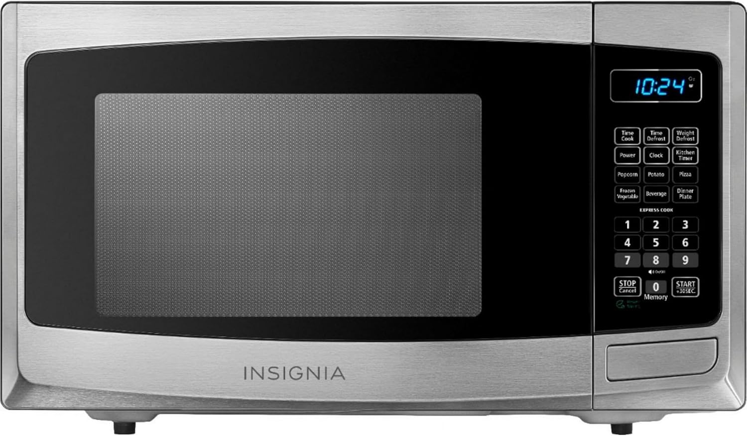 0.9 Cu. Ft. Compact Microwave - Stainless Steel