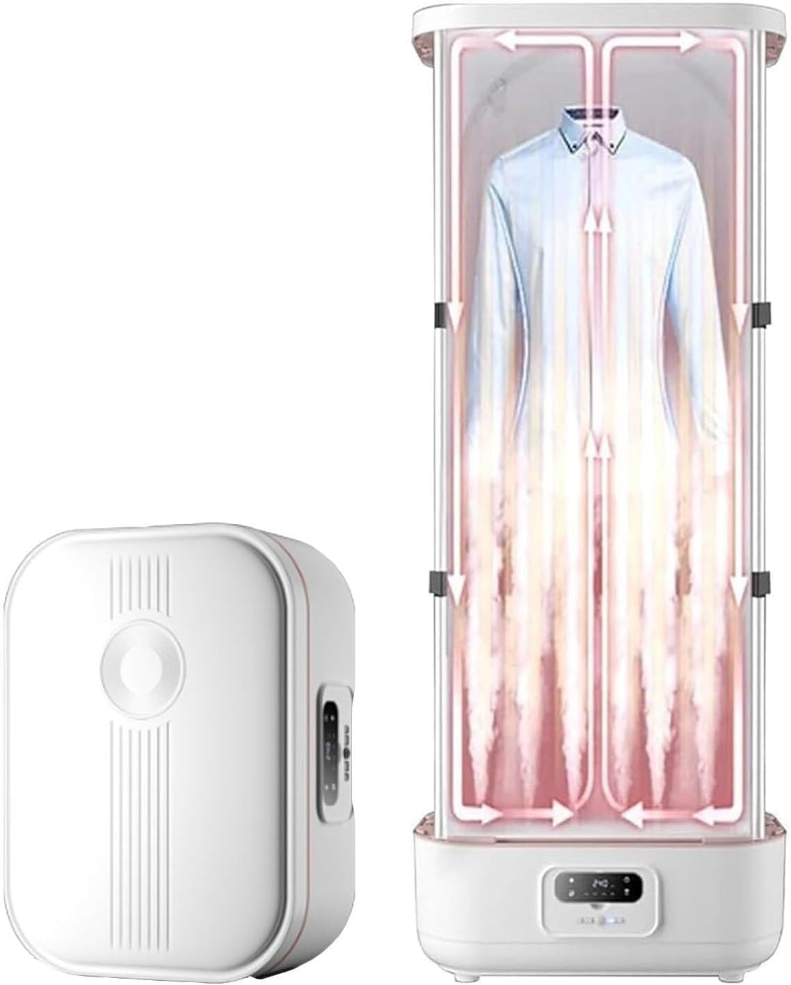 Automatic Ironing Machine,Portable Steam Drying Smart, Clothing Care, Odors & Wrinkles,for Clothes & Fabric