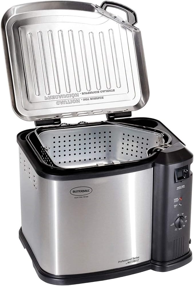 Masterbuilt 23011114 Butterball Indoor Electric Turkey Fryer, XL