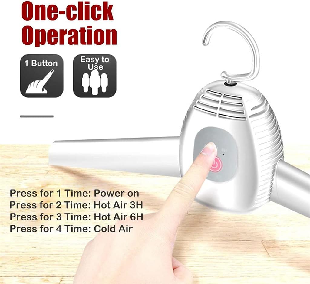 Potable Electric Clothing Dryer Machine Foldabe Clothes Shoes Dryer Clothes Drying Rack Hangers Timing Laundry Dryer Machine