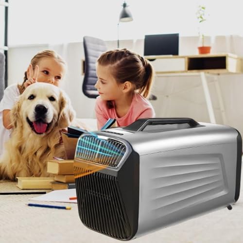 Portable Air Conditioner 5400BTU Cooling&5600BTU Heating,4-in-1 AC Unit with Dehumidifier/Cooler/Fan/Sleep, Low Power Consumption Portable Air Conditioner for Camping Tent,RVs or Home ,Green