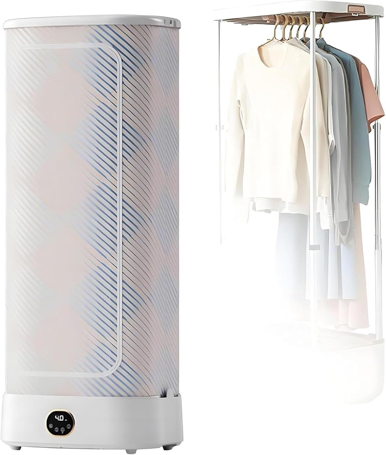 Automatic Ironing Machine,Clothes Dryer Quickly Wrinkles, Heated Drying Rack, for Garment Care