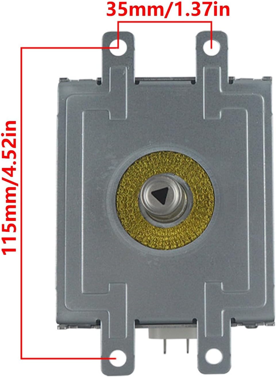 Professional 1250W Microwave Oven Magnetron MG12W Microwave Oven Part Metal Texture Suitable For Heating Applications