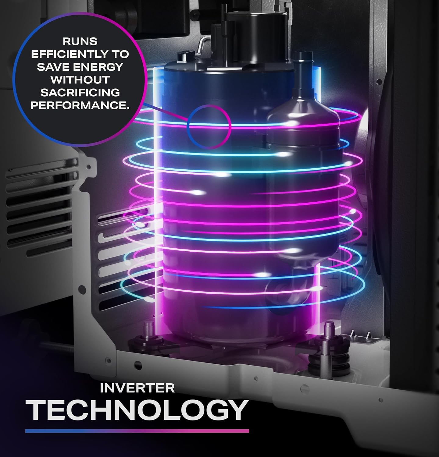 GE Profile ClearView Inverter Window Air Conditioner 12,200 BTU, Inverter Technology, Ultra Quiet for Large Rooms + GE Profile Air Purifier | Removes Allergens, Odors & Other Impurities Bundle