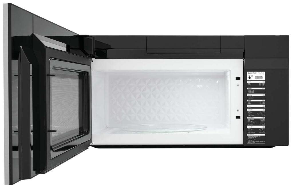 Gallery 30 in. 1.9 cu. ft. Over The Range Microwave with Sensor Cook in Black Stainless Steel