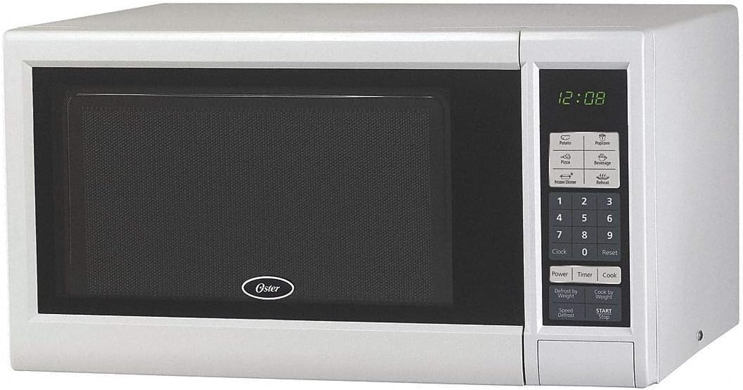 White Consumer Microwave Oven, 0.90 cu. ft, 120V @ 60 Hz - 21HE86