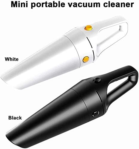Handheld Vacuum, Hand Vacuum Cordless with High Power, 120W 5000 PA Powerful Suction Handheld Vacuum, Wet Dry Portable Vacuum Cleaner for Car, Home, Pet Hair, Dust (Color : Black)
