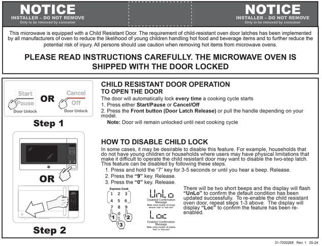 GE GCST10A1WSS 1.0 Cu Ft Convection Microwave Oven, 1050W Countertop Air Fry Microwave with Broil & Crisper Pan, Compact Stainless Steel Design