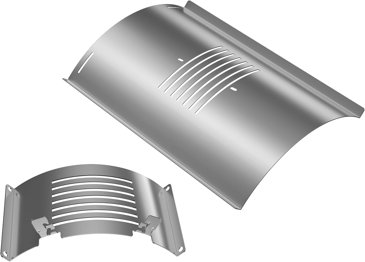 Flame Broiler Slide Cover and Bottom for Pit Boss Replacement Parts in PB700 Series Pellet Grills -PB700FB, PB1000PL(Laredo1000) ect. & Heat Deflector/Diffuser for Pit Boss Pellet Smoker Accessories