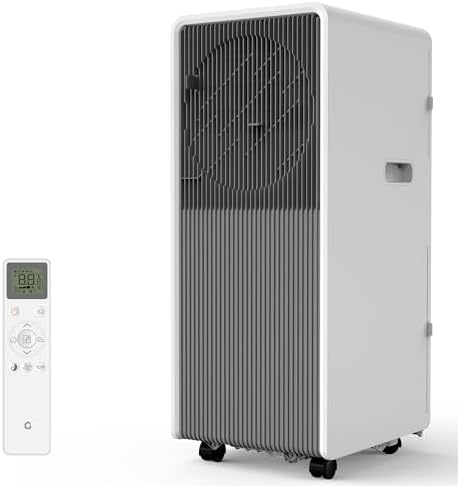 14,000 BTU Portable Air Conditioners - 3 in-1 Standing AC Units Powerful Quiet Smart Air Conditioning Cools Within 750 Sq.Ft with Remote Control Dry/Fan Modes for Indoor Large Room Dorm