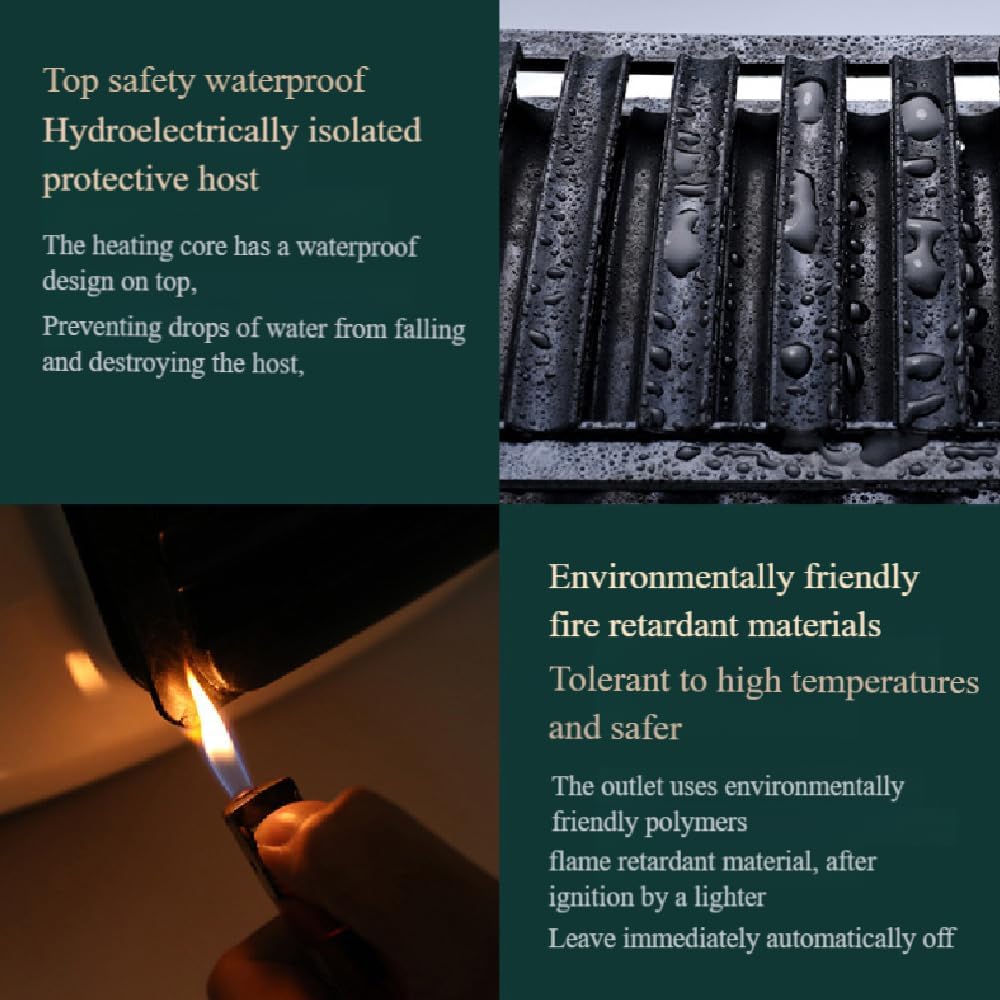 Portable Clothes Dryer, 2300W Mini Portable Electric Laundry Dryer, Super Quiet Warmer Drying Rack With Remote Control 8 Gear Temperature Adjustment Dryer for Travel,RV, Home,Apartment