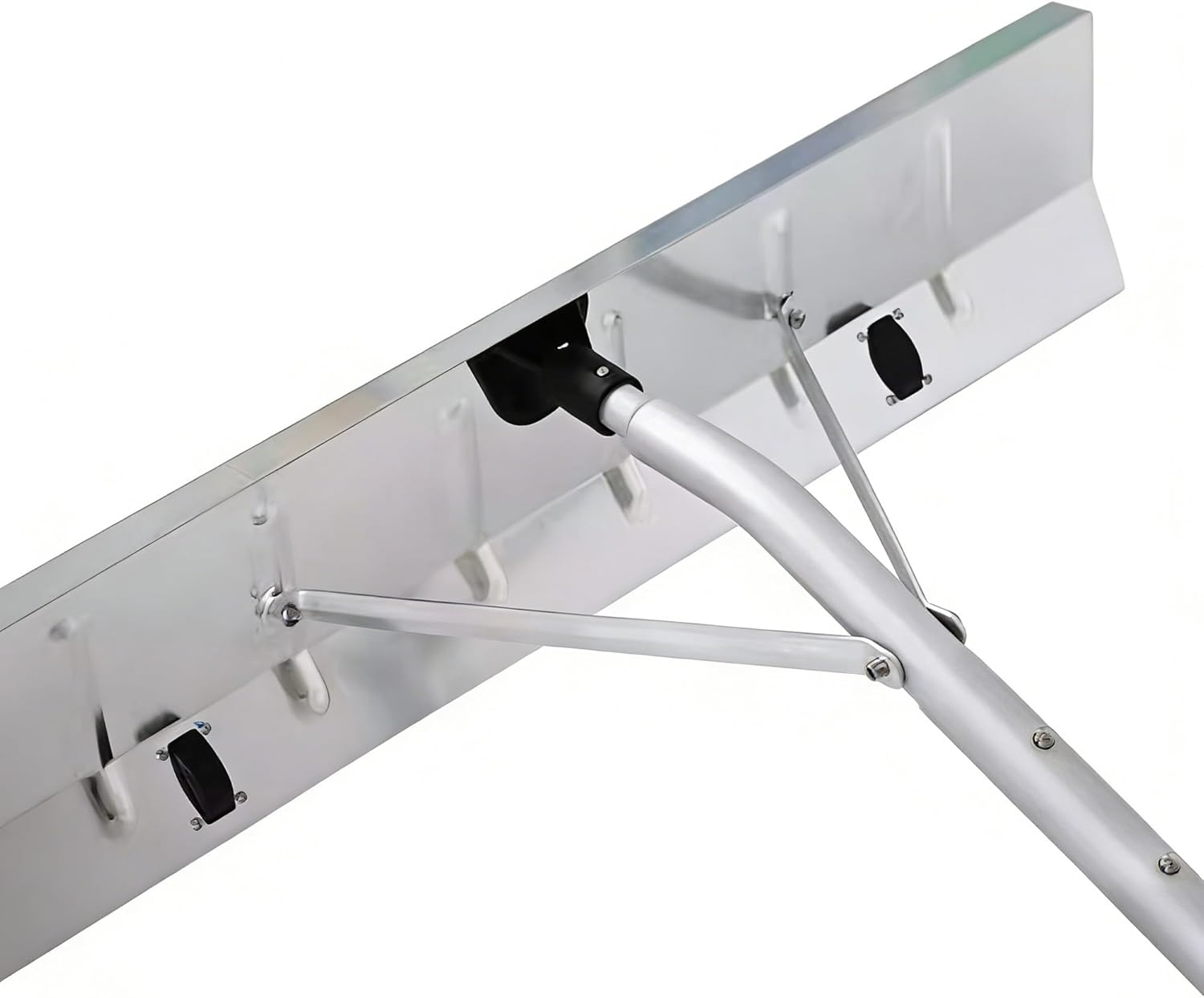 Roof Snow Remover with Extendable Pole, 20.5 Ft Aluminum Roof Snow Rake for Snow Removal, Ice Dam Prevention for Residential Roofs