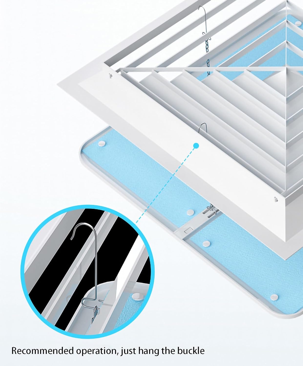 Central Air Conditioning Deflector Ceiling Adjustable Windshield Office Air Conditioner Baffle Avoid Direct Blowing Cold Wind Air Diverter Cover