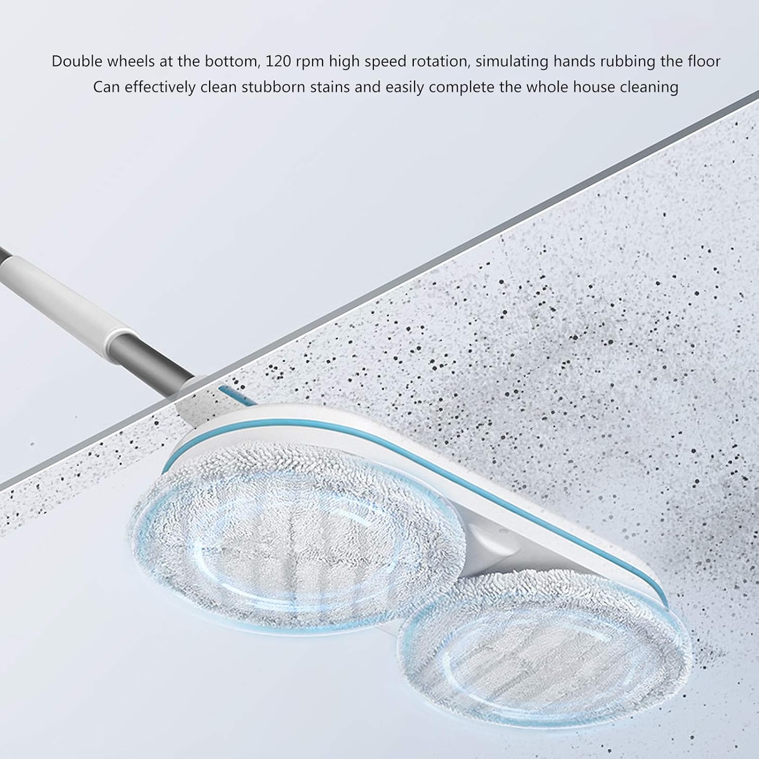 Multifunctional Steam Mop Hard Floor Floor Steam Cleaner for Floors Carpets Laminates Convenient Detachable Handheld Steam Cleaners Blue (Blue)