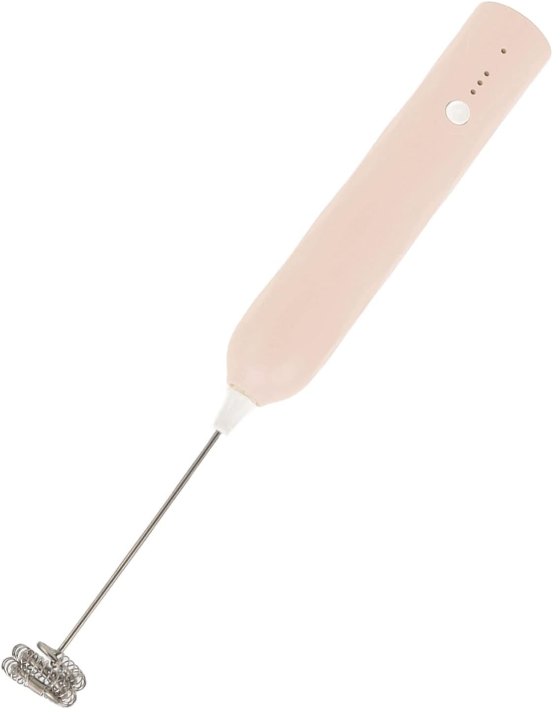 Small Household Egg Beater Mini Multifunctional Blender Handheld Electric Stirrer Foam Maker Whisk Cordless Milk Coffee Foamer (Apricot)