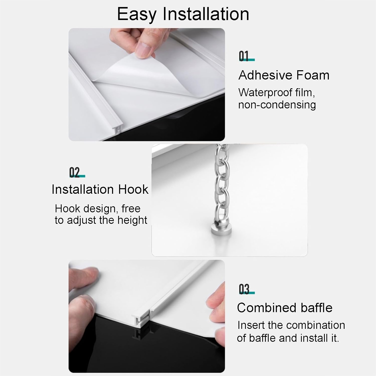 Air Conditioner Deflector Air Vent Deflector Air Deflector Outlet,Cooled Baffle Wind Direction Telescopic for Home