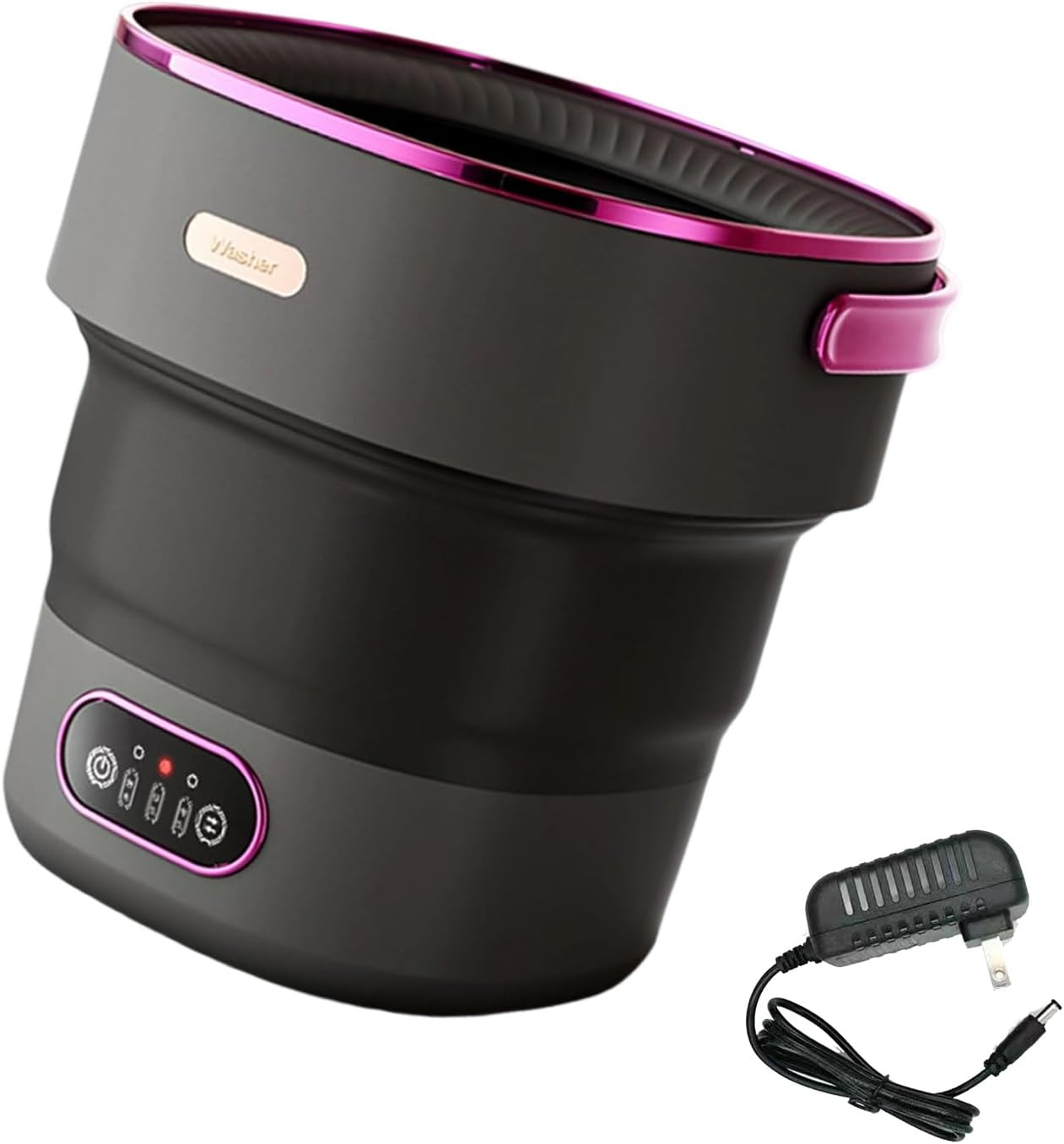 Portable Underwear Washer And Dryer Travel Washing Machine With Drain Basket Foldable Laundry Appliance Baby Clothes Washer