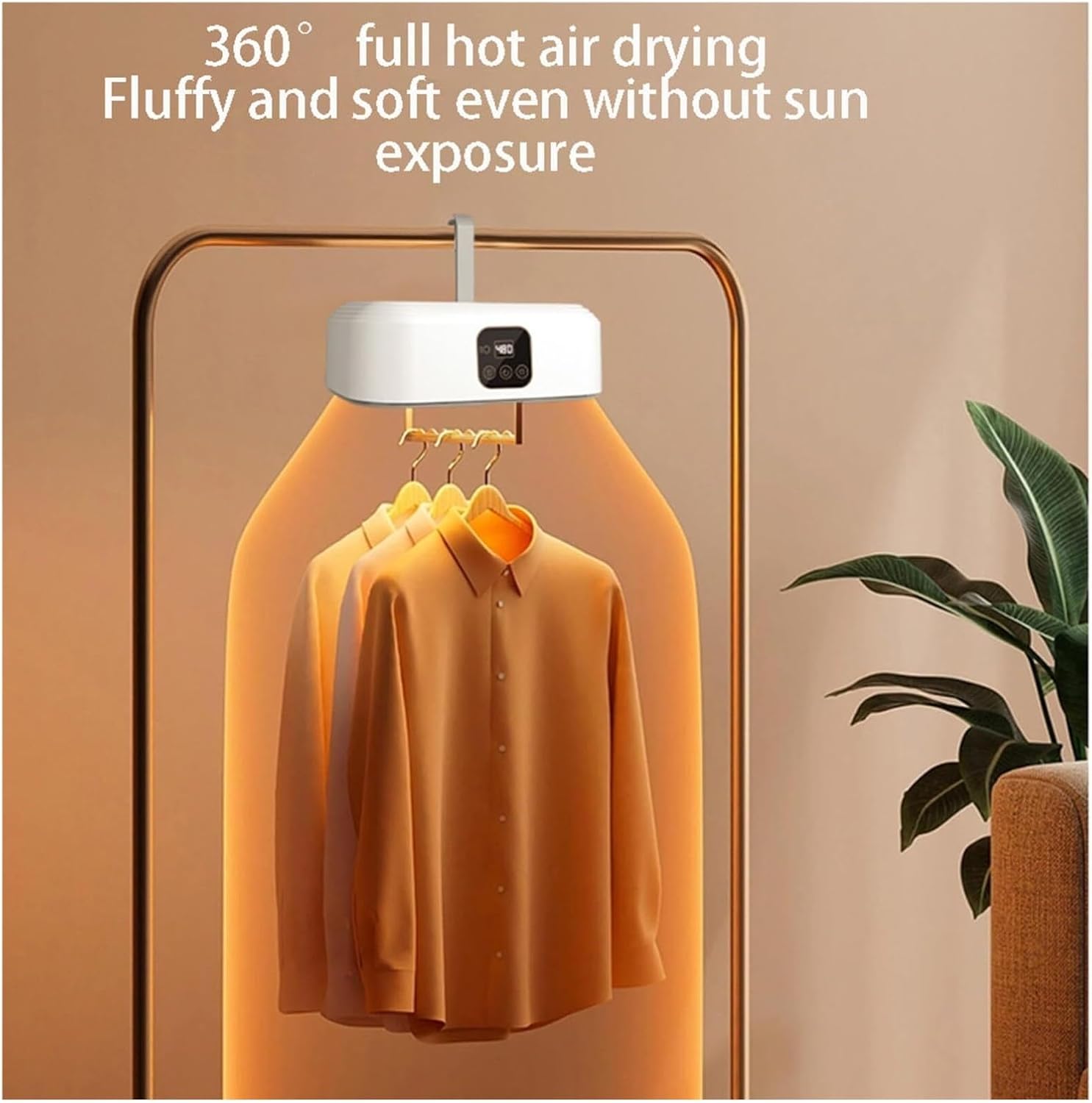 Portable Clothes Dryer,Mini Laundry Dryers With Remote Control,360° Full Hot Air Drying,Small Compact Foldable Electric Drying Machine With Dry Bag,for Travel,RV, Home,Apartment