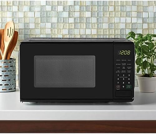 Microwave 0.7 cu. ft. Compact Countertop Black White Red Original Equipment Manufacturer