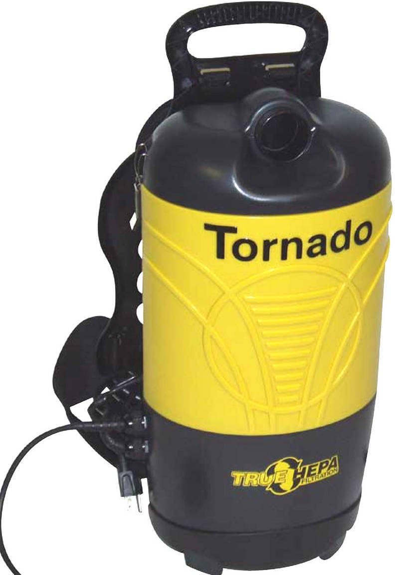 Tornado Pac-Vac PV6 Commercial Backpack Vacuum Cleaners