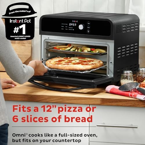 Instant Pot Omni 19QT/18L Toaster Oven Air Fryer, 7-in-1 Functions, Fits 12