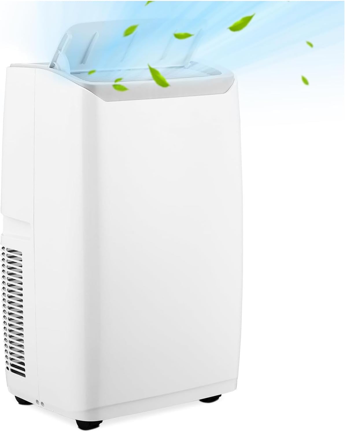 Powerful 14000BTU Portable Air Conditioner with 24H Timer, Remote Control, Energy-Saving Features - Cools Rooms Up to 750 Sq. Ft - Ideal for Home & Office Use
