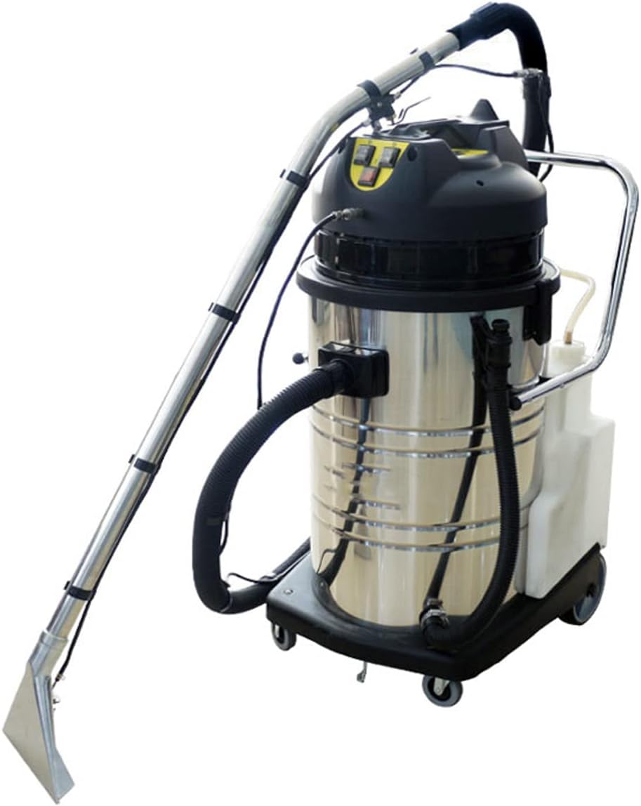 TECHTONGDA Commercial Carpet Cleaner Multi-Purpose Carpet Extractor Upholstery Wet Dry Vacuum Cleaner Floor Cleaning Machine 60L/16Gal 2000W