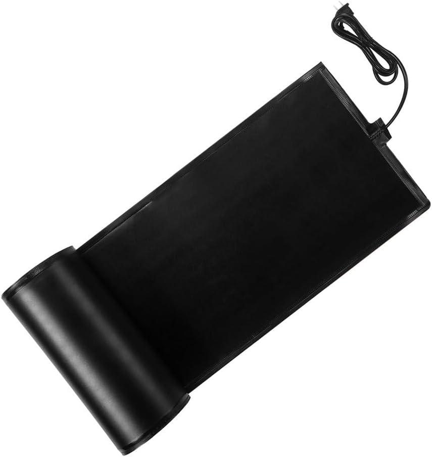 Heated Snow Melting Mats Heater Ice Dam Prevention Heated Outdoor Mats Electric Snow Melting Matss for Winter Snows Removal for Walkway Roof Stair Decks, Winter Snows Remove,20Ft*14In