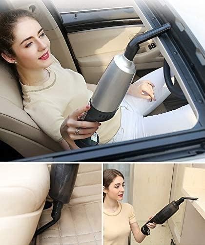 Handheld Vacuum, 5000PA Hand Vacuum Cordless with Stronger Cyclonic Suction, Rechargeable, Lightweight Wet/Dry Vacuum Cleaner for Home and Car Cleaning Energy Saving and Safety