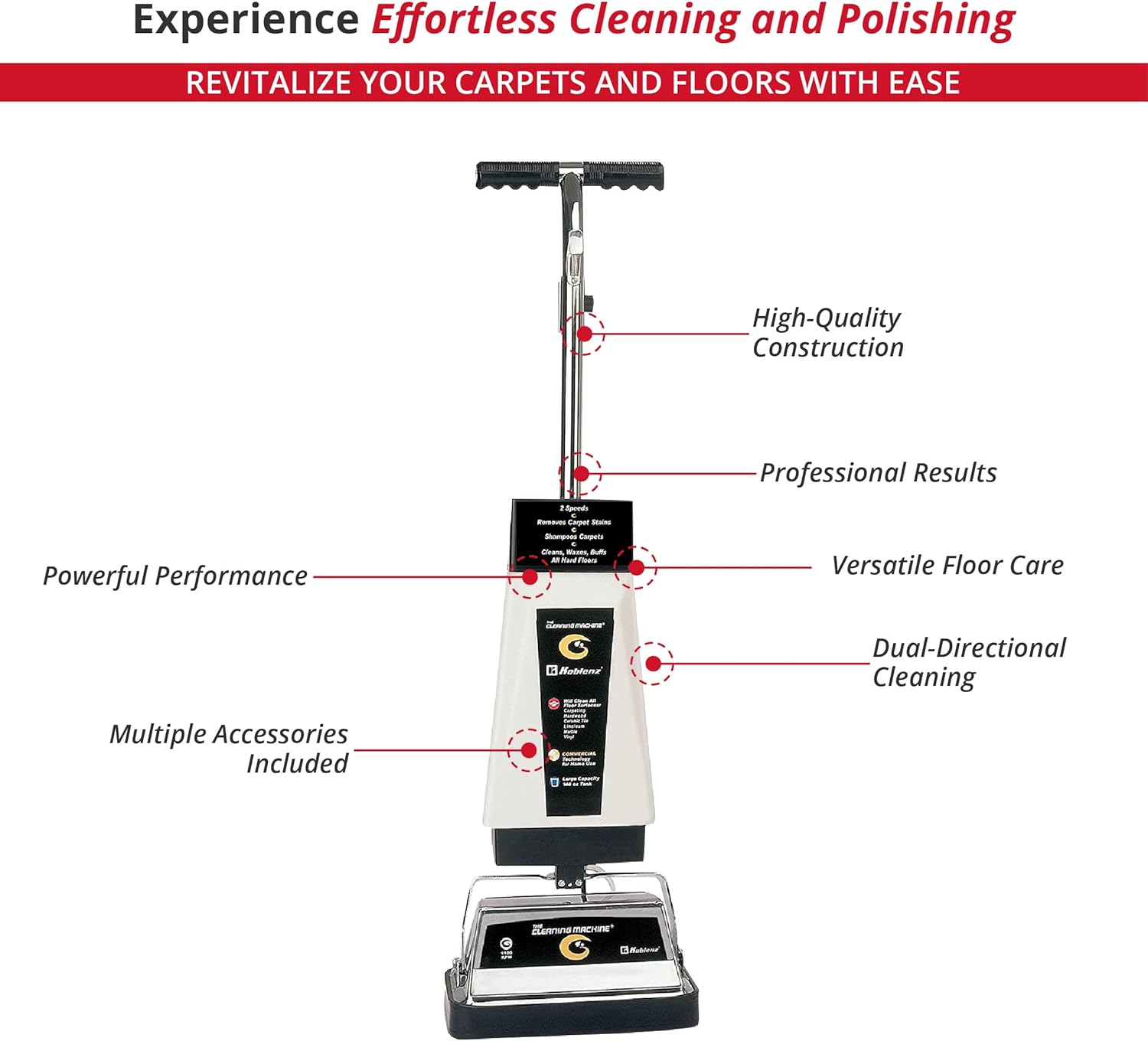 Koblenz Carpet Shampooer and Floor Polisher, 12