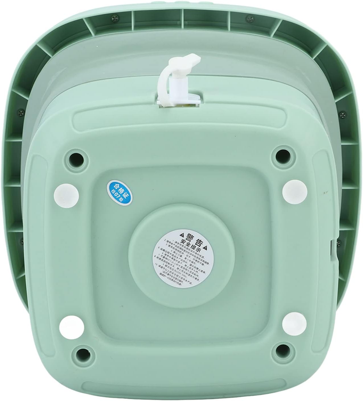 Asixxsix Portable Washing Machine, 6.5L Mini Portable Bucket Washer Foldable Washing Machine with Soft Spin Dry and Drainage Pipe Small Portable Washer for Apartment RV Travel Underwear (Green)