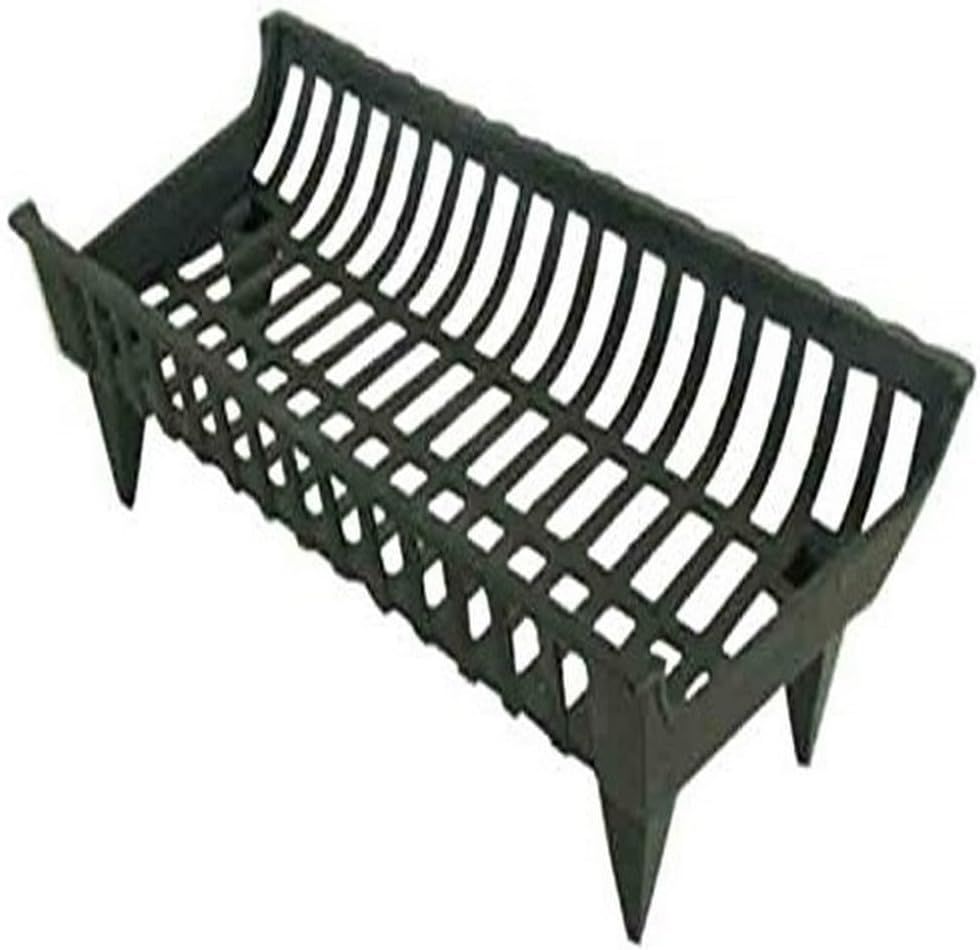 Pleasant Hearth Cast Iron Grate, 27-Inch