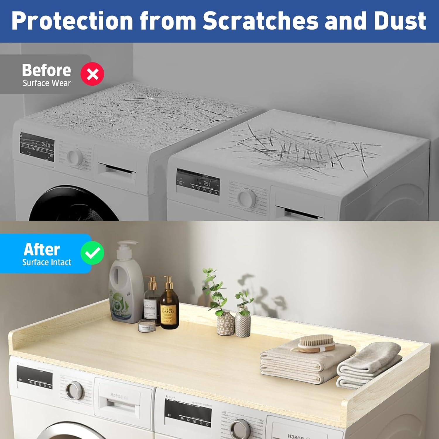 Washer Dryer Countertop: 27.5