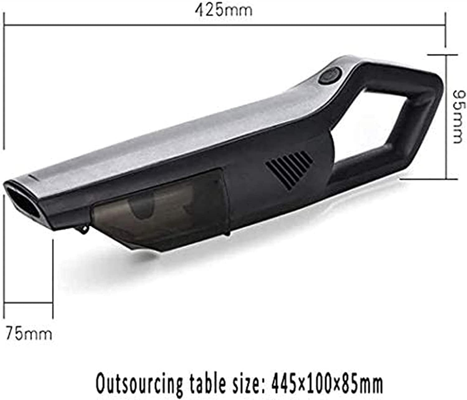 Cordless Car Vacuum Hand-held Vacuum Cleaners USB Charging-Pet Hair Vacuums Powerful Suction Wet/Dry Lightweight Vac for Car Home Carpet Cleaning